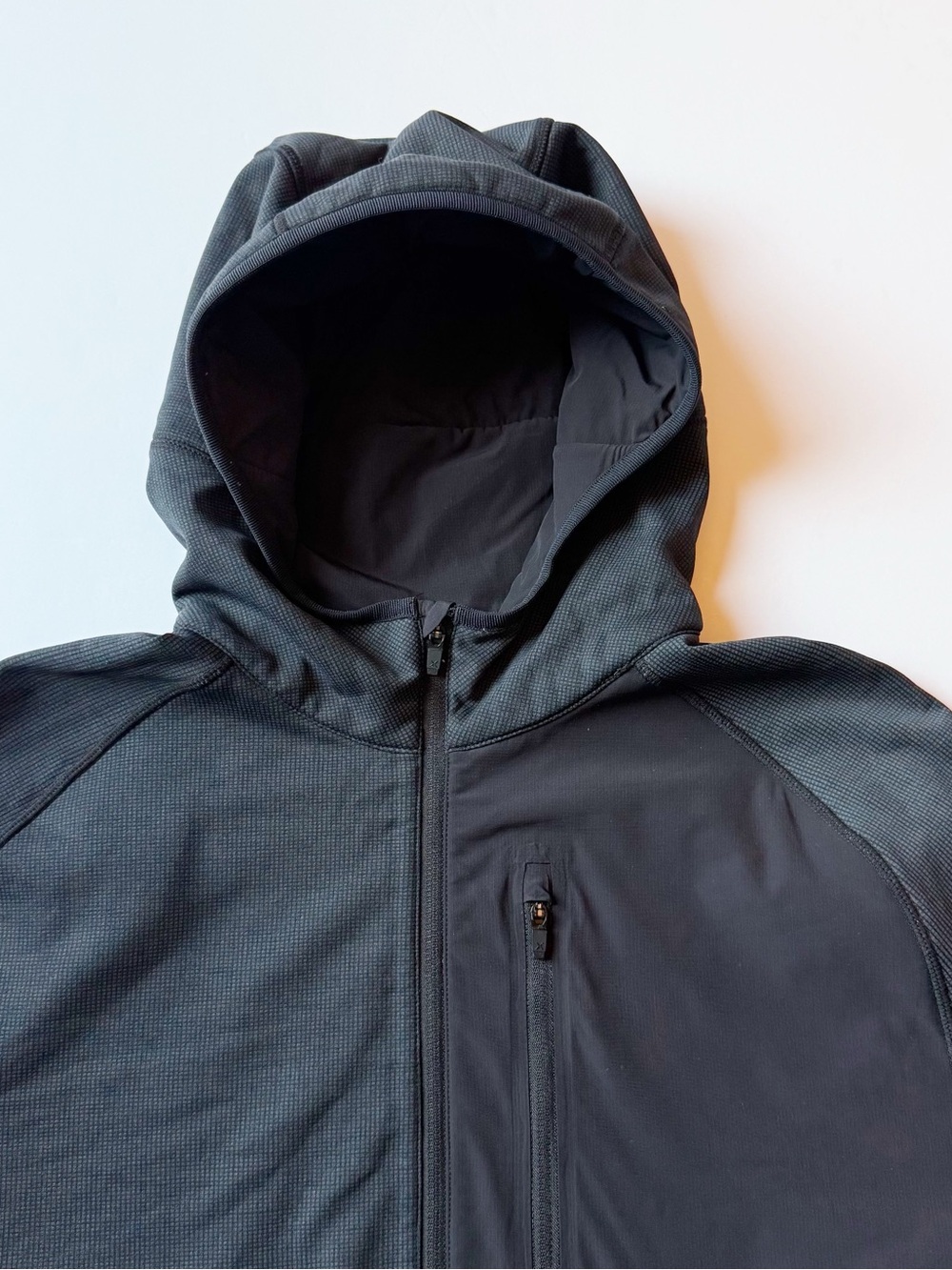 Ten Thousand Men's Tactical Hoodie Performance Quarterzip Hooded Jacket Black L
